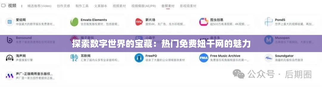 探索数字世界的宝藏：热门免费妞干网的魅力