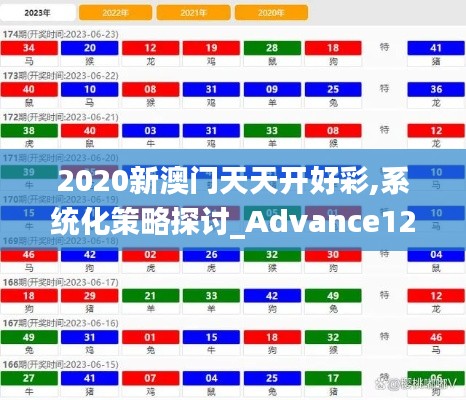 2020新澳门天天开好彩,系统化策略探讨_Advance12.248