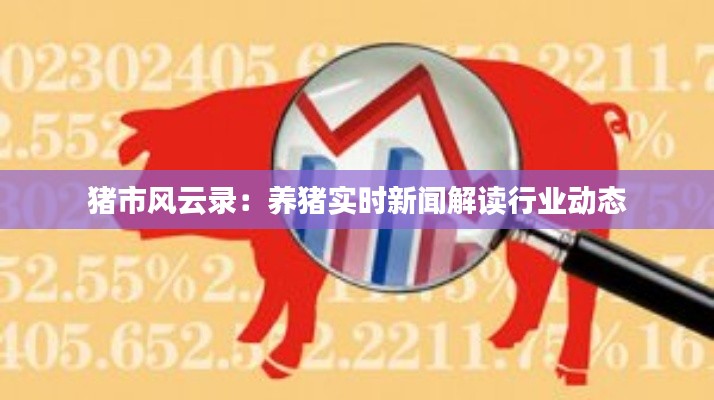 猪市风云录：养猪实时新闻解读行业动态